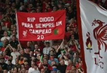 تيفو جماهير ليفربول لـ دييجو جوتا (المصدر:Gettyimages)