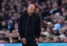 أرني سلوت - ليفربول ضد أستون فيلا المصدر (Getty images)