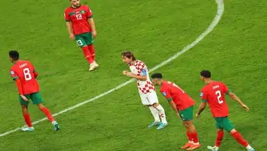 لوكا مودريتش - منتخب كرواتيا ضد منتخب المغرب - المصدر (Getty images)