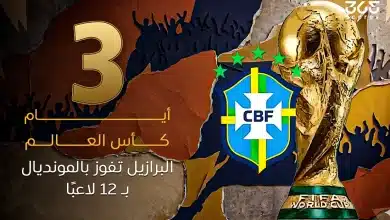 3 أيام كأس العالم.. البرازيل تفوز بالمونديال بـ12 لاعبًا