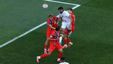 لقطات من مباراة منتخب العراق ضد النرويج