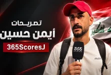 أيمن حسين - لاعب العراق