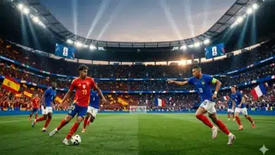 لامين يامال - كيليان مبابي - منتخب فرنسا - منتخب إسبانيا - المصدر: Gemini
