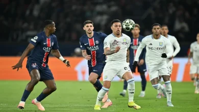 مورجان روجرز -باريس ضد أستون فيلا - المصدر (Getty images)