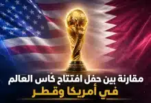 مقارنة حفل افتتاح كأس العالم