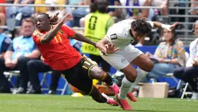 محمد هاني - جيرمي دوكو - منتخب بلجيكا - منتخب مصر - المصدر (Getty images)
