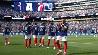 من مباراة فرنسا ضد السنغال في كأس العالم