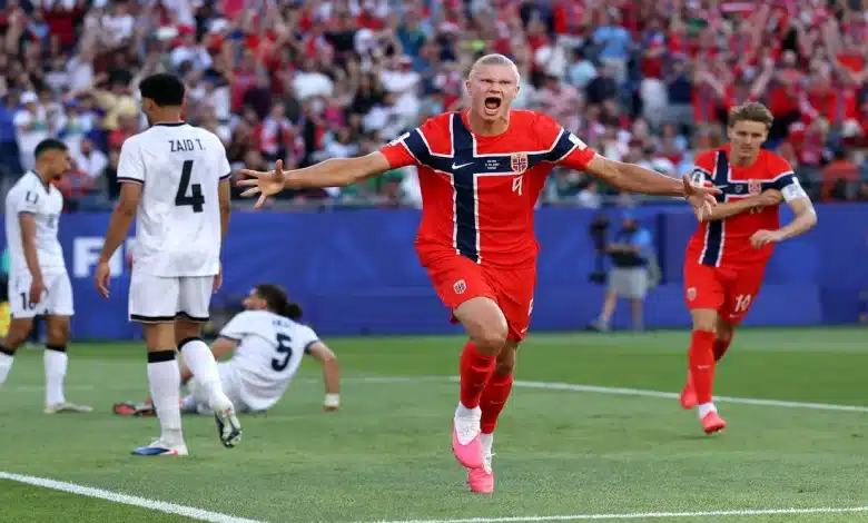 إيرلينج هالاند ضد العراق - المصدر (Getty images)