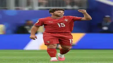 احتفال جواو نيفيز ضد الكونغو الديمقراطية