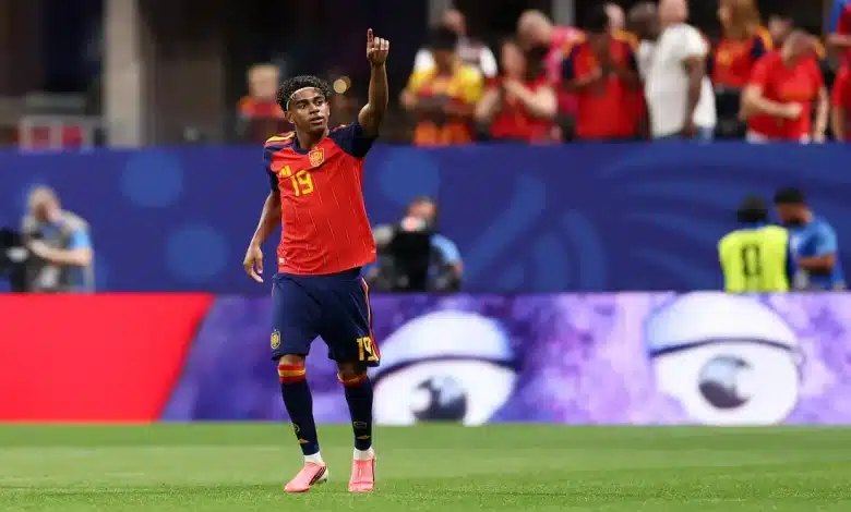 لامين يامال - منتخب إسبانيا - المصدر (Getty images)