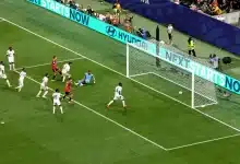 من مباراة إسبانيا ضد السعودية