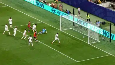 من مباراة إسبانيا ضد السعودية