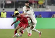 نزار الرشدان من مباراة الأردن ضد الجزائر