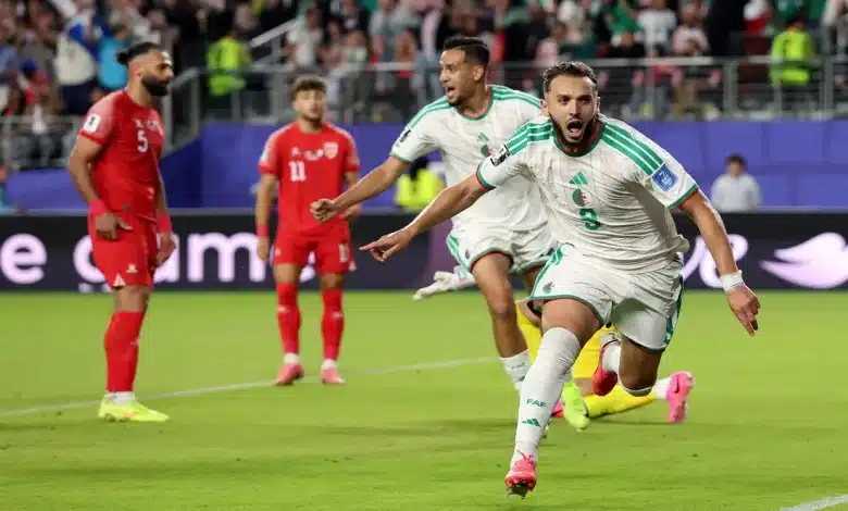 منتخب الجزائر يفوز على الأردن (المصدر: gettyimages)