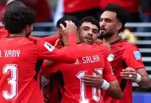 محمود صابر يحتفل بهدف مصر الأول ضد إيران - المصدر (Getty images)