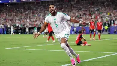 رياض محرز - منتخب الجزائر - المصدر (Getty images)
