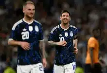 ليونيل ميسي - أليكسيس ماك أليستر - منتخب الأرجنتين - المصدر (Getty images)