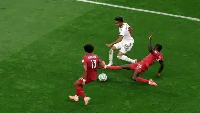 من مباراة إسبانيا ضد البرتغال