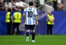 ليونيل ميسي بقميص منتخب الأرجنتين