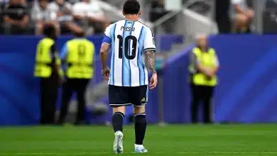 ليونيل ميسي بقميص منتخب الأرجنتين