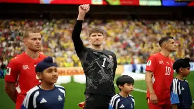 مباراة سويسرا ضد كولومبيا- المصدر: gettyimages