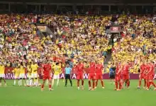مباراة سويسرا ضد كولومبيا- المصدر: gettyimages