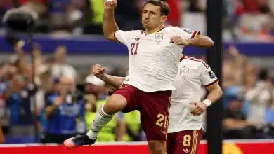 ميكيل أويارزابال من مباراة إسبانيا ضد فرنسا