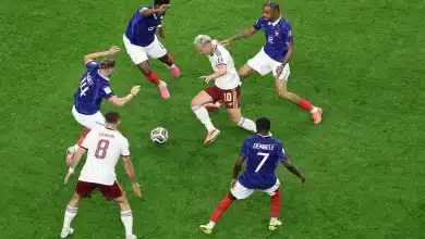 داني أولمو من مباراة إسبانيا ضد فرنسا