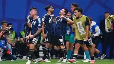 ليونيل ميسي من مباراة إنجلترا ضد الأرجنتين