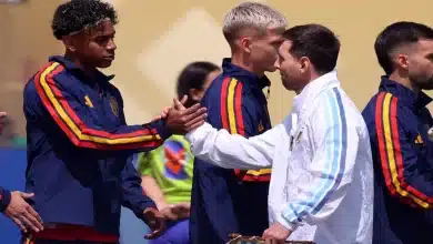 ليونيل ميسي - لامين يامال - المصدر (Getty images)
