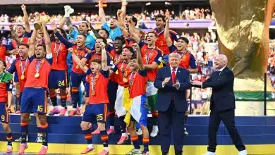 احتفالات منتخب إسبانيا بلقب كأس العالم 2026- (المصدر:Gettyimages)