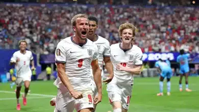احتفال هاري كين ضد الكونغو الديمقراطية في كأس العالم