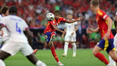 لامين يامال في مباراة فرنسا ضد إسبانيا - المصدر (Getty images)