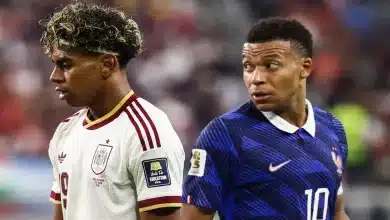 من مباراة فرنسا ضد إسبانيا