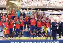 احتفالات منتخب إسبانيا بلقب كأس العالم 2026- (المصدر:Gettyimages)