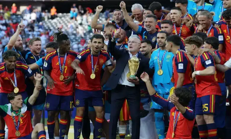 احتفالات منتخب إسبانيا بلقب كأس العالم 2026- (المصدر:Gettyimages)