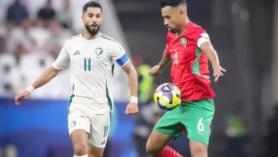 محمد حريمات - منتخب المغرب - صالح الشهري - منتخب السعودية