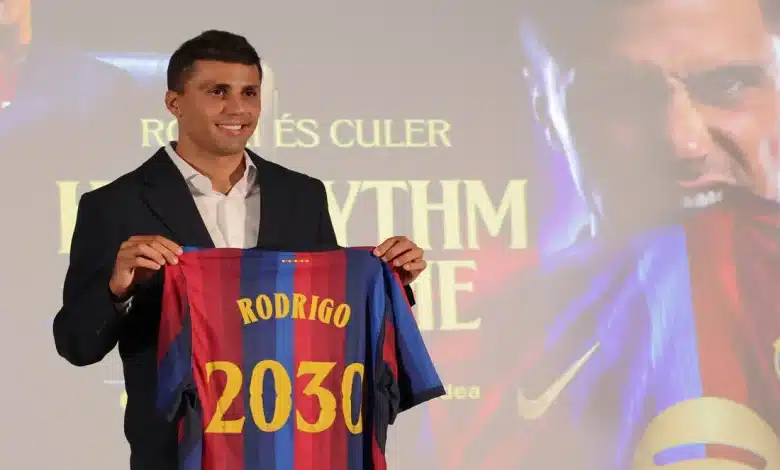 رودري لاعب برشلونة