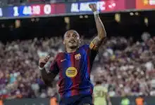 رافينيا من مباراة الأهلي ضد برشلونة